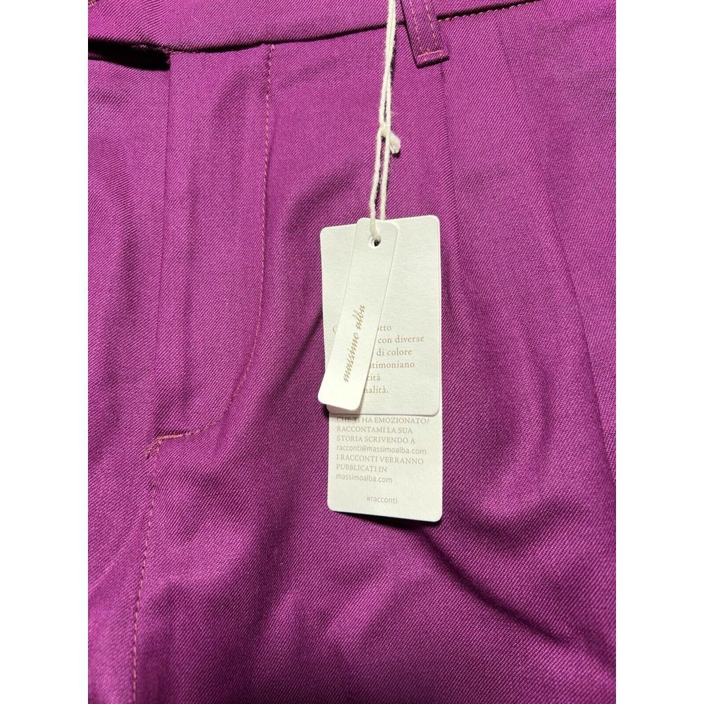Massimo Alba StrallO2 Double PleatStretch‎ Wool Pants Size 50 - Picture 6 of 16
